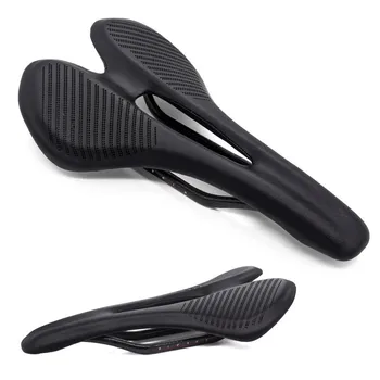 

2020 New Carbon Fiber Road Mtb Saddle Use 3k T700 Carbon Material Pads Super Light Leather Cushions Ride Bicycles Seat