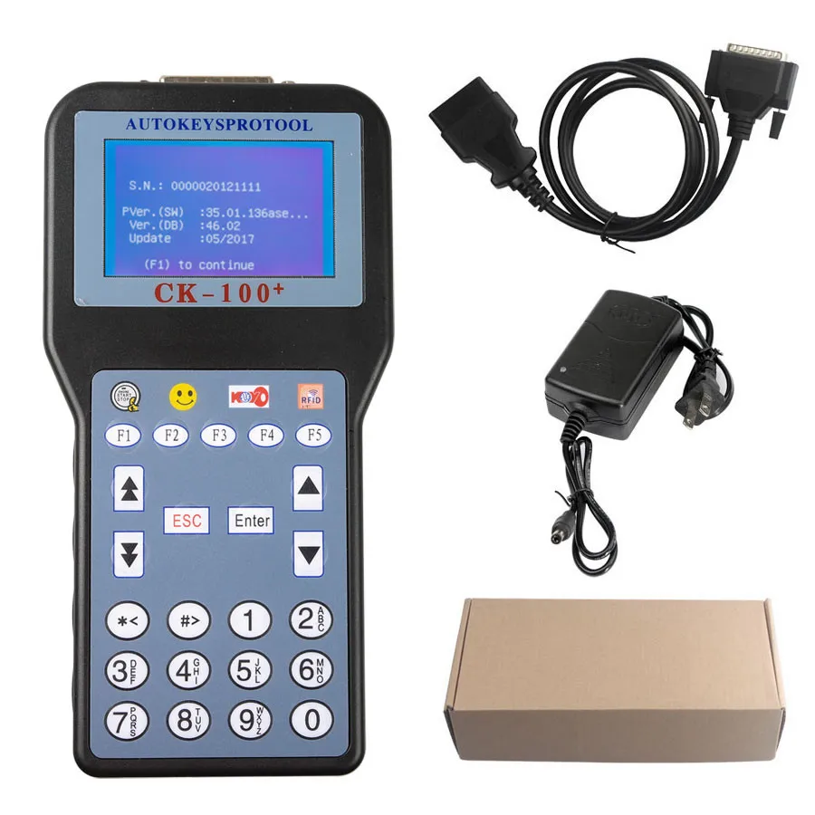 

Best quality CK100 V46.02 CK-100 Auto Key Programmer With 1024 Tokens Add New Car Models New SBB Professional Car Key Maker