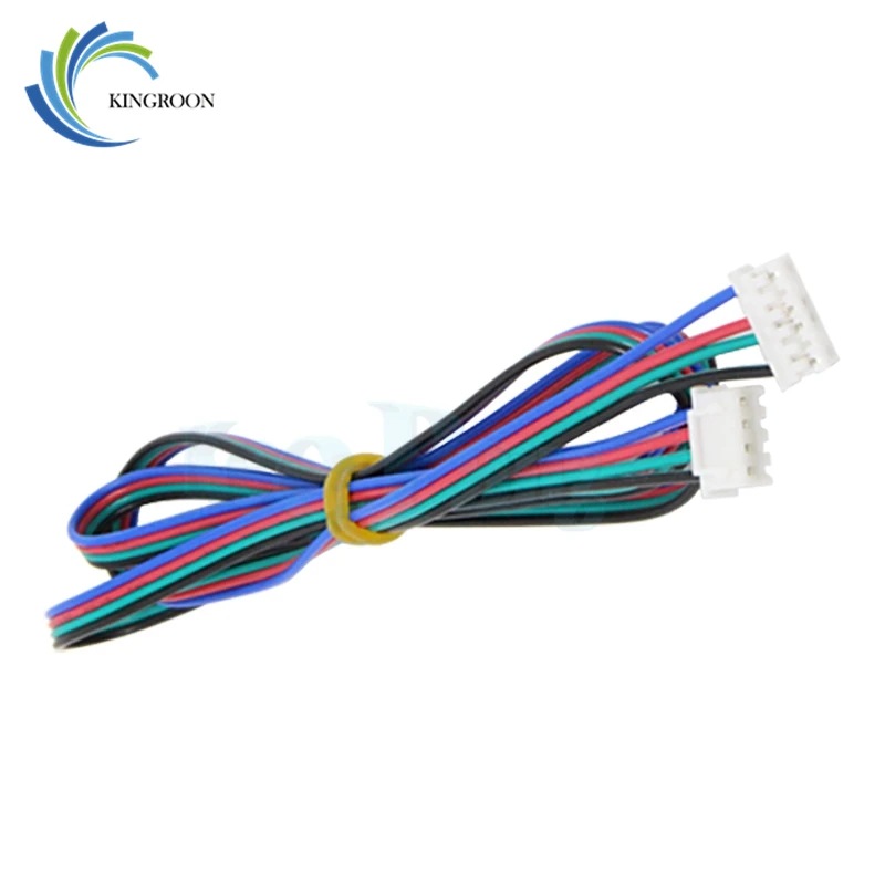 5 pcs XH2.54 1 متر دوبونت كابل 4 دبوس محرك متدرج سلك جزء الإناث إلى الإناث أسود أبيض محطة خط 3D طابعات أجزاء 800