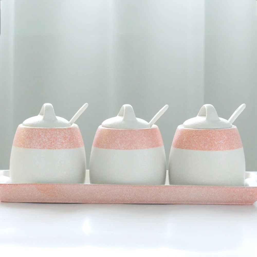 Кухонные принадлежности керамические баночки для приправ Набор Европейский стиль коробки для специй набор бутылка приправы приправа резе... Кухонные принадлежности керамические баночки для приправ Набор Европейский стиль коробки для специй набор бутылка приправы приправа резе...