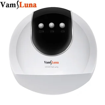 

VamsLuna 24W UV LED Lamp Nail Dryer Portable For Gel Polish Curing Double Power Nail Art Tools Home Use