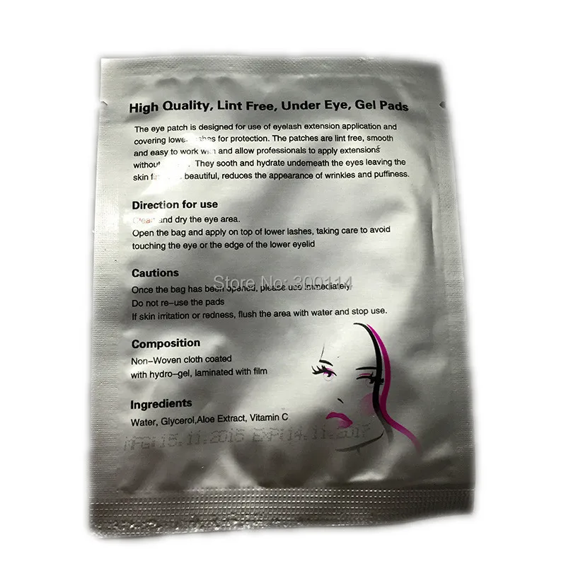 Olho para Cílios Graft sob Manchas de Gel Pairs Atacado Excelente Ligação Remendo Gel Olho Livre Almofadas Grátis 1000 5 High Quality Beleza e saúde