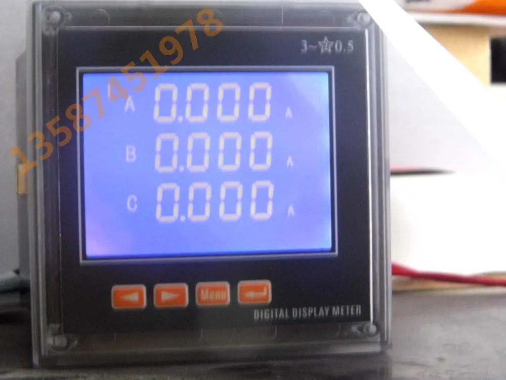 Цифровой настольный цифровой трехфазный вольтметр HD284U 9X4 измеритель