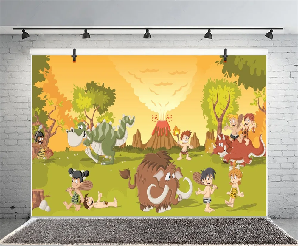 Laeacco Cartoon Summer Safari Baby Shower Scene graphic Backgrounds Customized graphy Backdrops For Studio in Background from Consumer