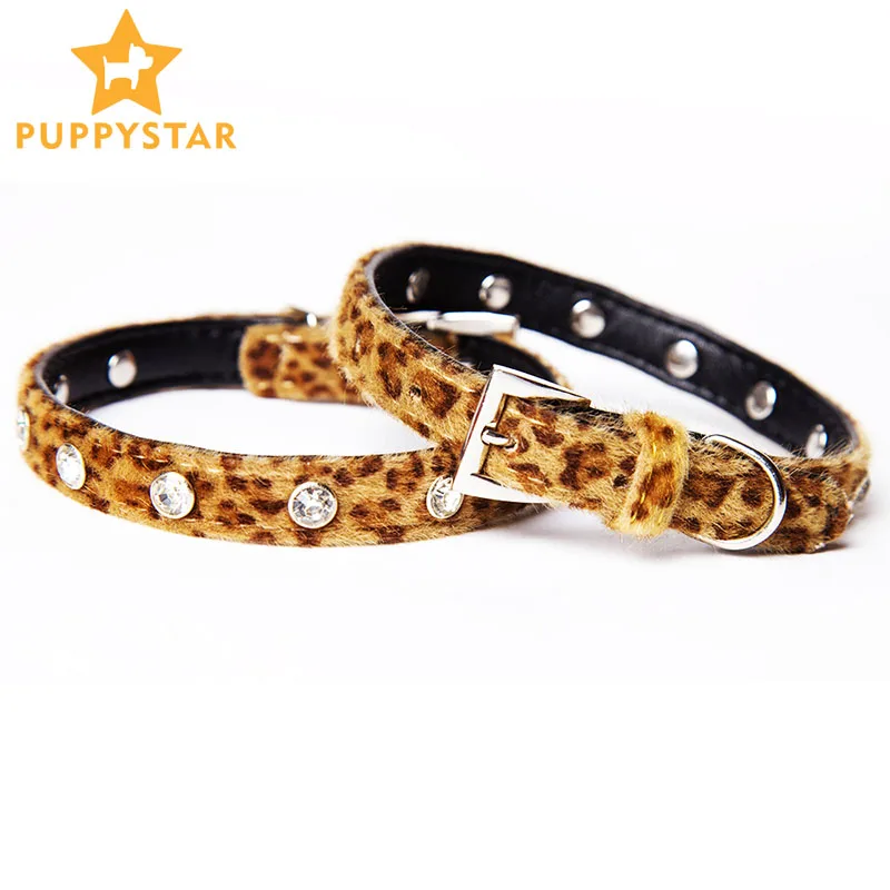 Leather Pet Dog Cute Collar High Quality Adjustable Comfortable Dog