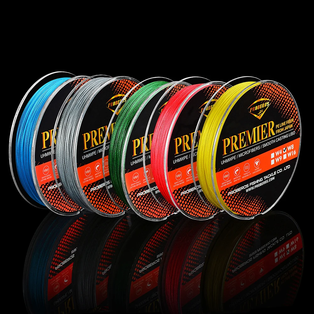 

2019 Proberos Fishing line 8 Weaves 137M&210M&300M&500M 8 Braided Line Available 40-150LB PE Line Green/Grey/Blue/Yellow/Red