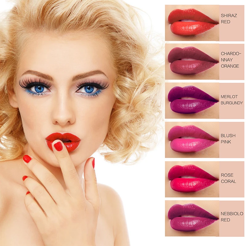 

Wine Bottle Lip gloss Tint Water Proof Lipstick Tint, Long Lasting Kiss proof, Non-stick Cup Lipstick Gloss