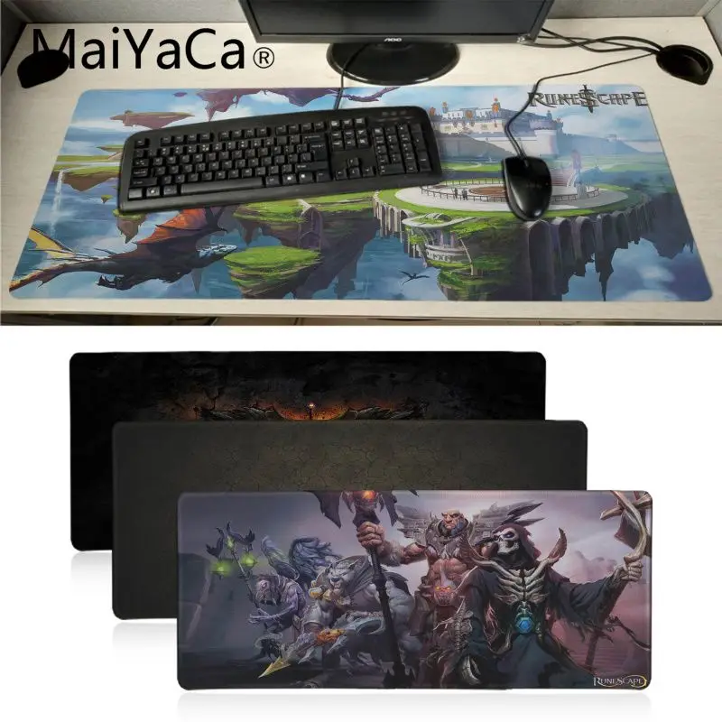 

MaiYaCa Simple Design runescape Rubber Mouse Durable Desktop Mousepad Professional BIG SIZE Gaming Necessary Mouse Mat