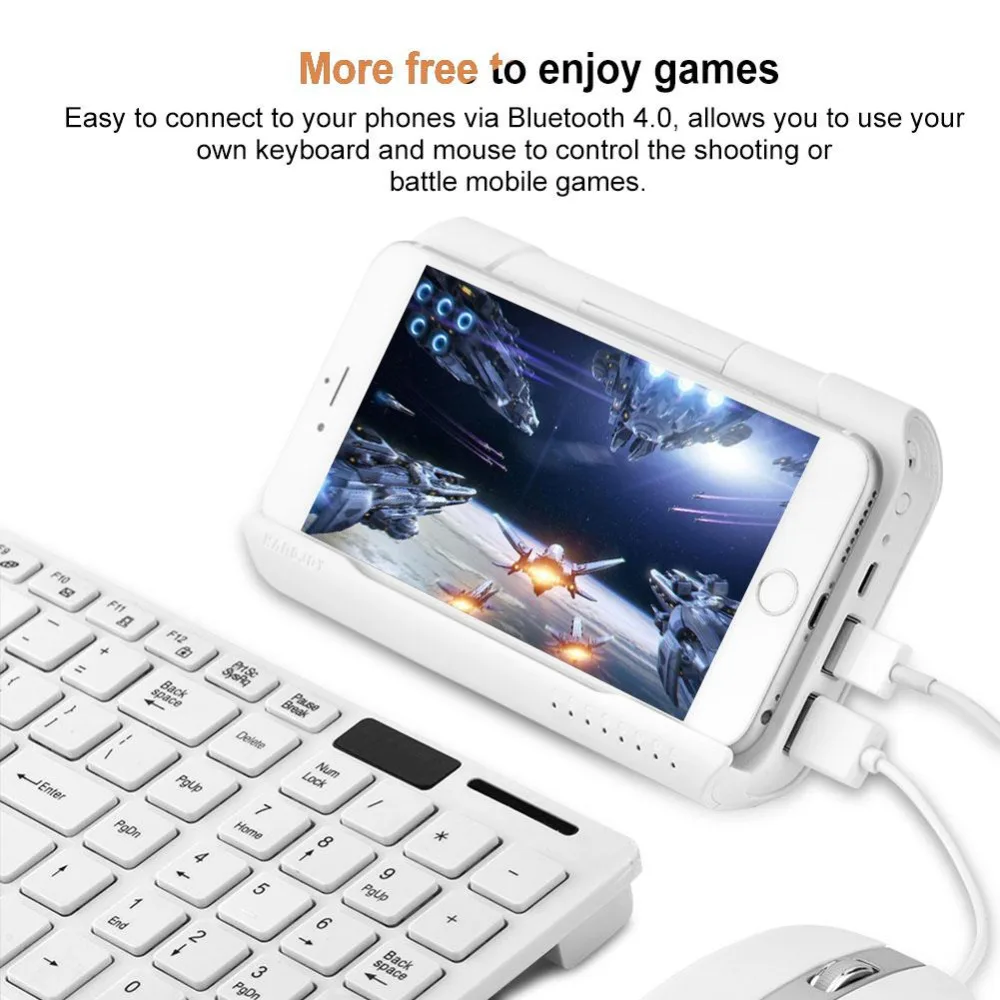  Keyboard and Mouse USB Converter Portable Gamepad Battle Dock for PUBG/Rules of Survival/Dead by Da