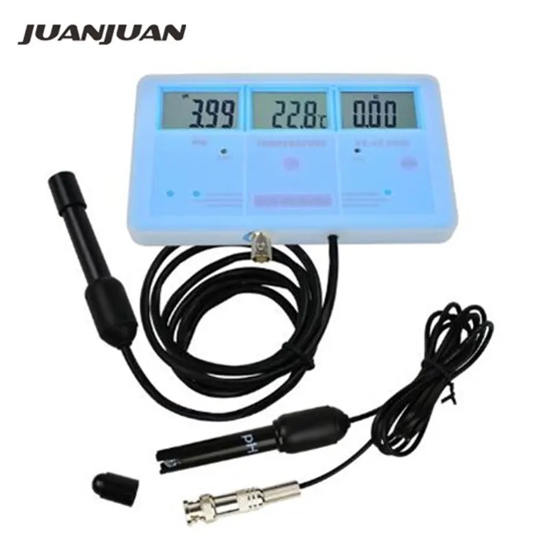

6-in-1 Multi-parameter Water Quality Monitor Tester EC CF TDS PH degree C and F + Built-in Rechargeable Battery 40%Off