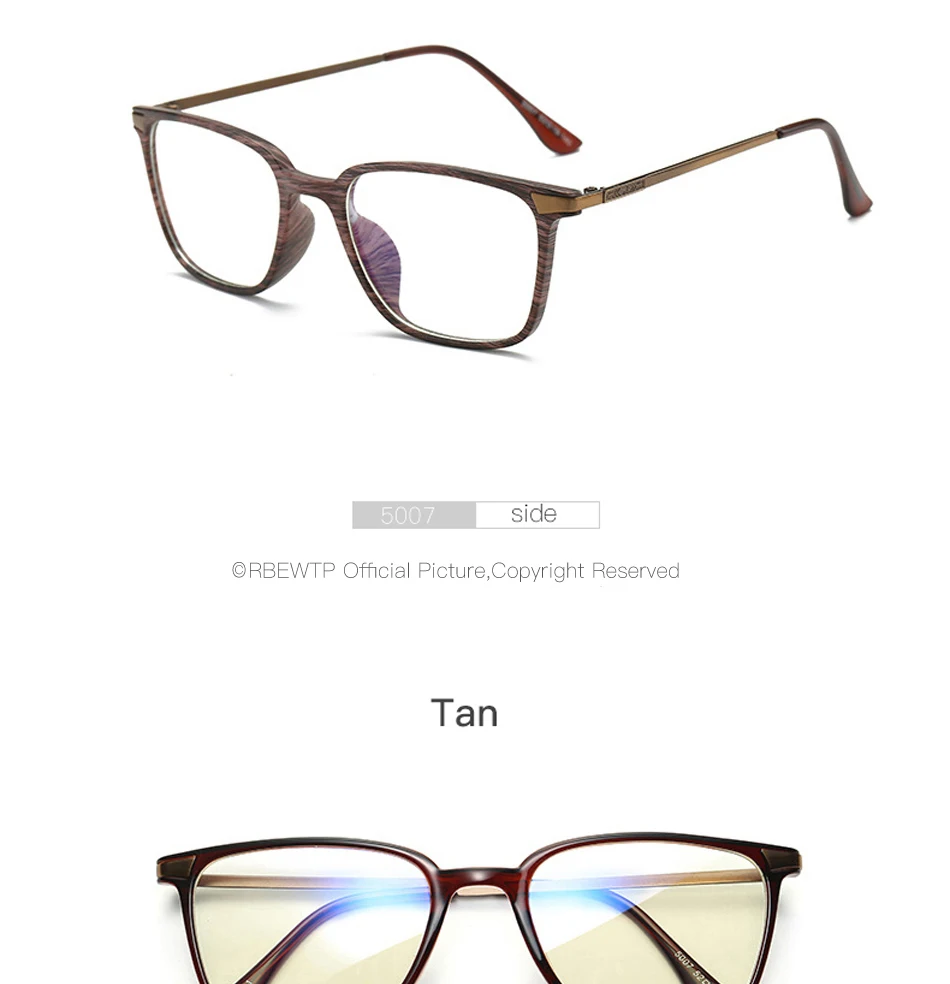 RBEWTP TR90 синий светильник, блокирующие очки, светодиодные очки для чтения, радиационные очки, компьютерные игровые очки, оправа для очков