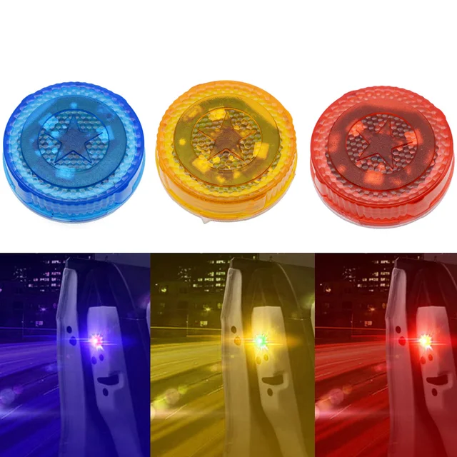 Luz de advertencia para puerta de coche, luces anticolisión, Flash, lámpara de alarma inalámbrica roja, luz estroboscópica, intermitente, luz de estacionamiento, 1 ud. Luz de advertencia para puerta de coche, luces anticolisión, Flash, lámpara de alarma inalámbrica roja, luz estroboscópica, intermitente, luz de estacionamiento, 1 ud.