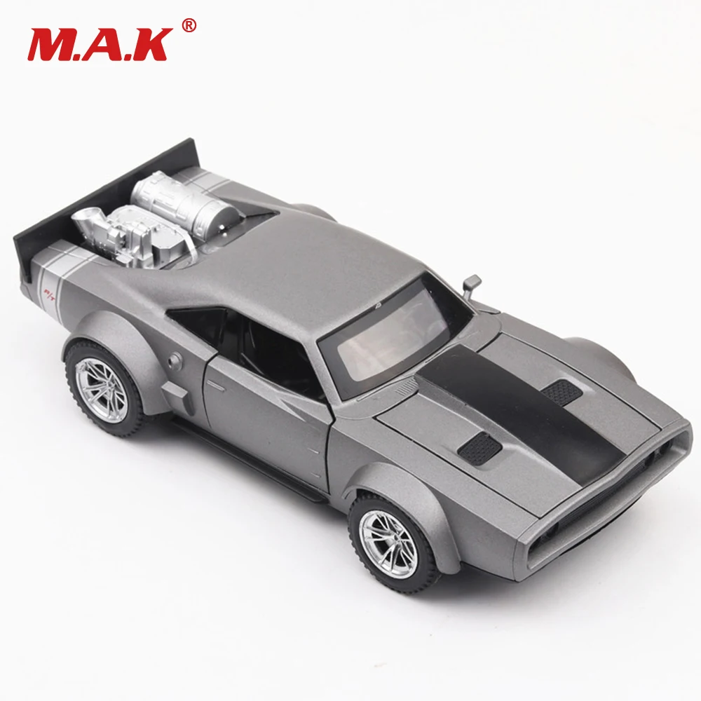 

Boys Toys 1/32 Scale Zinc Alloy Diecast Car Charger Model with Pull Back & Sound & Light Grey/Red/Yellow Toy for Children Kids