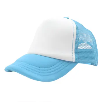 

2017 NEW Summer Plain Trucker Mesh Hat Snapback Blank Baseball Cap Adjustable Size Men Women