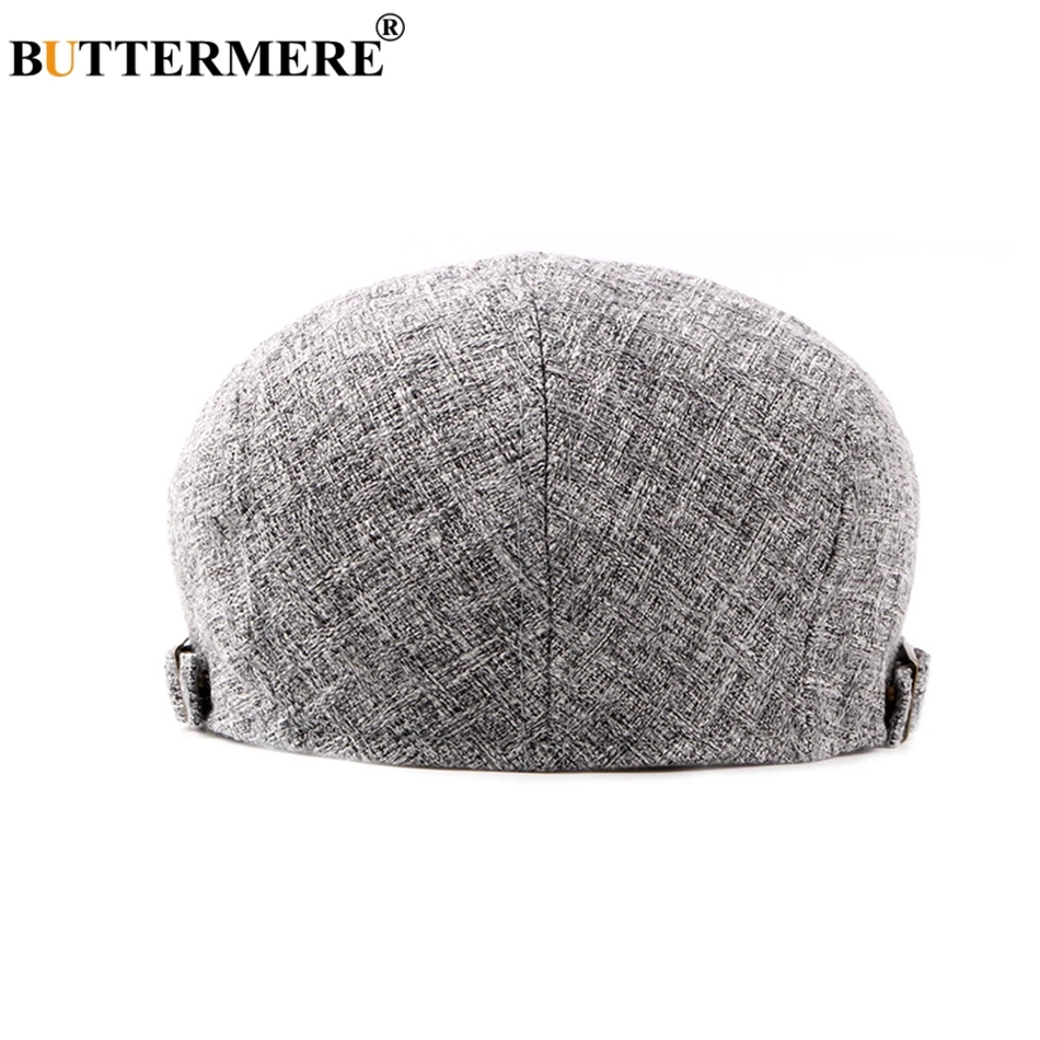 Cena BUTTERMERE męskie kaszkiety lniane regulowane w stylu vintage, wiosenna Beret letni kapelusz męski Casual Gatsby Style prezenty brytyjskie kapelusze kaczy dziób