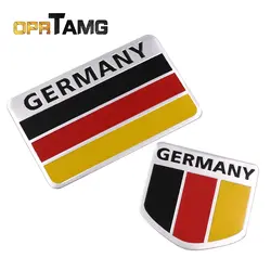 Высокое качество автомобиль-Стайлинг 3D металла германия Немецкий флаг знак автомобиля Передняя решетка решетки Эмблема Наклейки Гонки