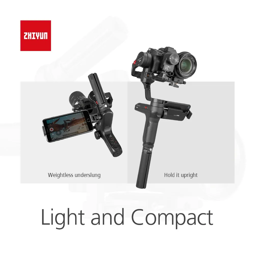 US $332.10 Zhiyun Weebill LAB 3Axis Handheld Stabilizer For Sony A9 A6300 Panasonic Mirrorless CamerasZhiyun WEEBILL Handheld Gimbal