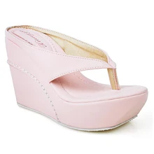 Hot 2015 High Heels Women Flip Flops Summer Sandals Platform Wedges Slippers Girl Fashion Beach Shoes