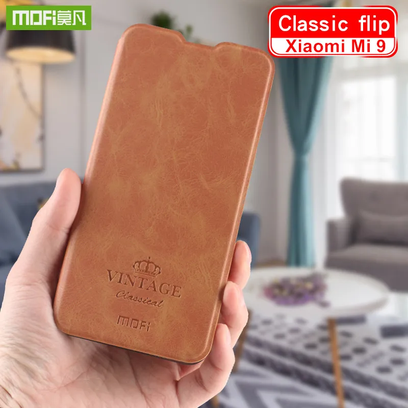 Чехол MOFi для Xiaomi Mi 9 флип чехол из искусственной кожи Note 3 книжка с подставкой