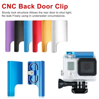 

Aluminum alloy Waterproof Case Mount Accessory Latch Rear Snap Lock Buckle Clip Camera Protect for GoPro Hero 4 3
