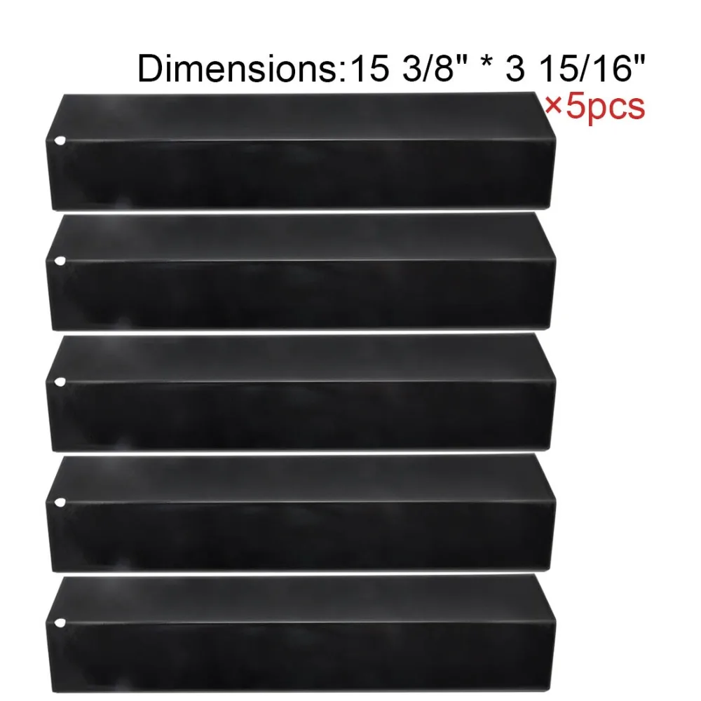 

BBQ Parts 92311(5-pack) Porcelain Steel Heat Shield Replacement Heat Plate for Grill King, Aussie, Charmglow, Uniflame