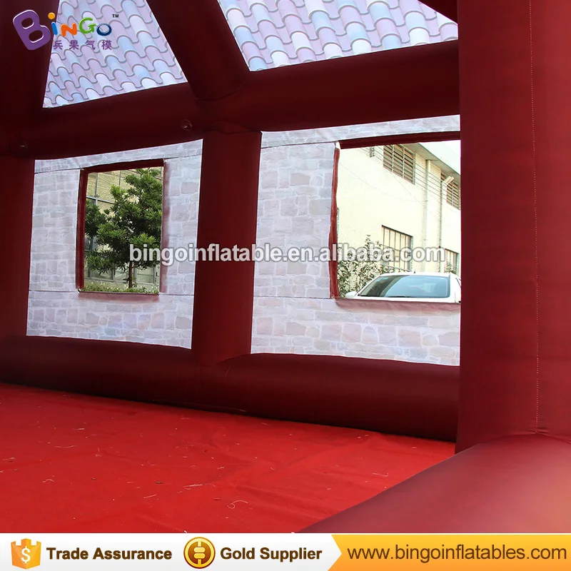  20feet inflatable irish pub houseoutdoor mobile air irish pub house tent toy tent