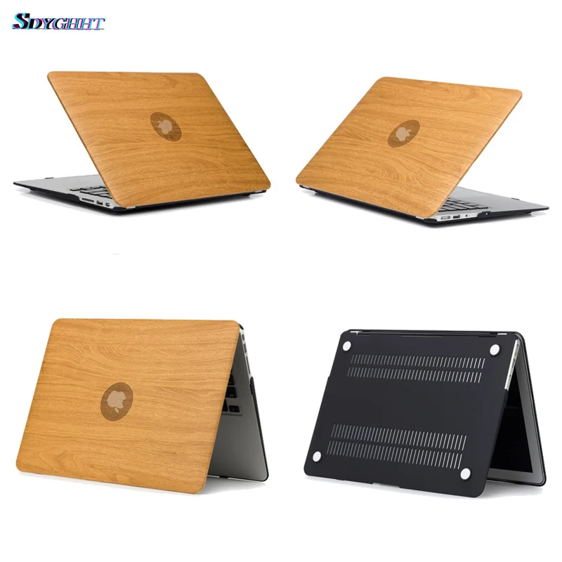 Новый чехол для ноутбука с натуральным деревом Apple MacBook Air Pro Retina 11 12 13 15 mac book 3 4