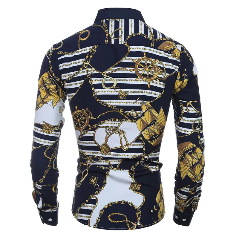 camisa cadenas hombre