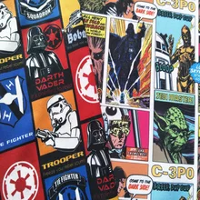 50*148 см с принтом Звездные войны поделки ручной работы лоскутное тонкий Холст Ткань Домашний текстиль Швейные DIY скатерть Диван Обложка