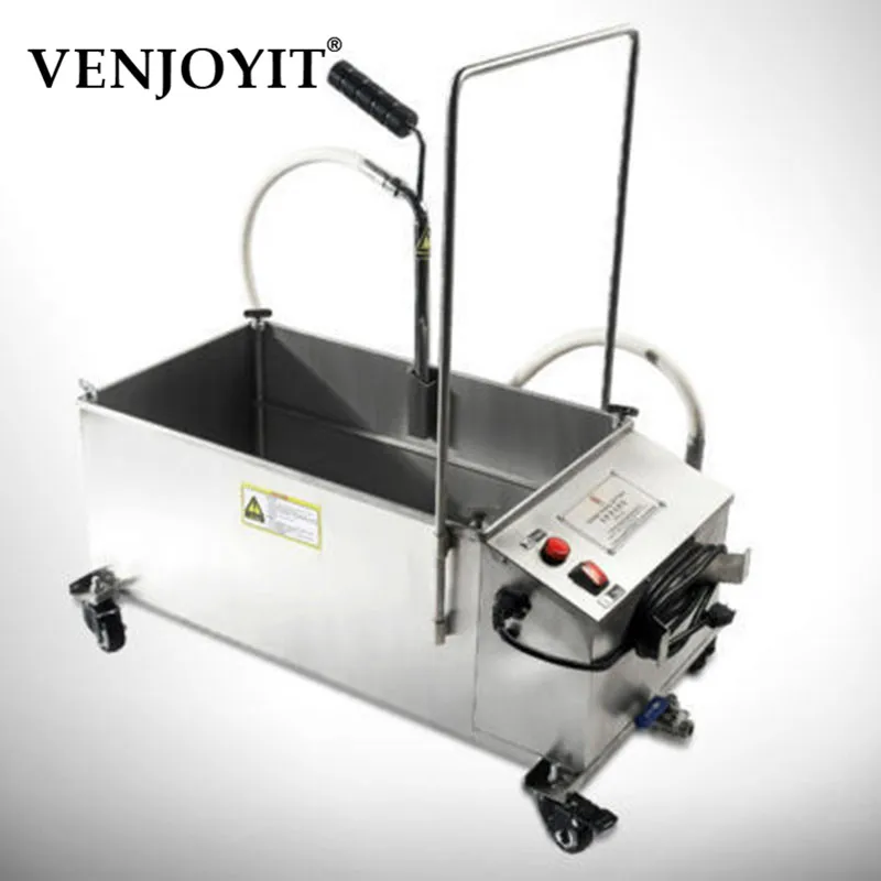 New 58L Oil Filter Oil Filtration System Filtering Machine for Frying