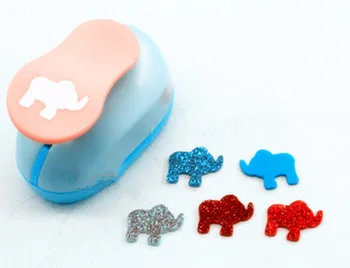 

Free Ship 1" Elephant shaped EVA foam hole punch paper cutter for card handmade scrapbook Elephants design craft punch machine