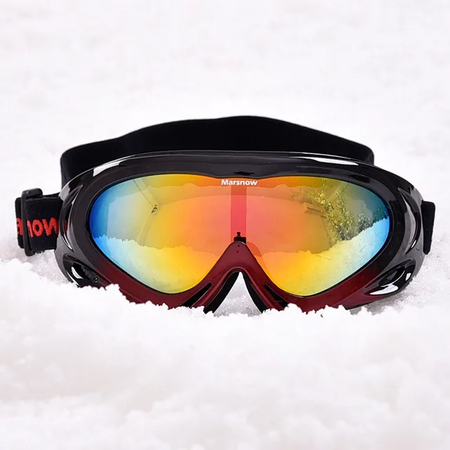 Marsnow Ski Eyewear Snow Cycling Goggles Windproof Anti fog Skiing