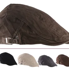 Новинка года; однотонная модная мужская Спортивная Кепка с плоской подошвой для гольфа; головные уборы для вождения; Gorra Plana Beret Boina