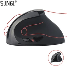 2,4 ГГц Беспроводная вертикальная мышка здоровая эргономичная 6 кнопок dpi Переключатель оптических мышей со встроенным аккумулятором для настольного ноутбука ПК