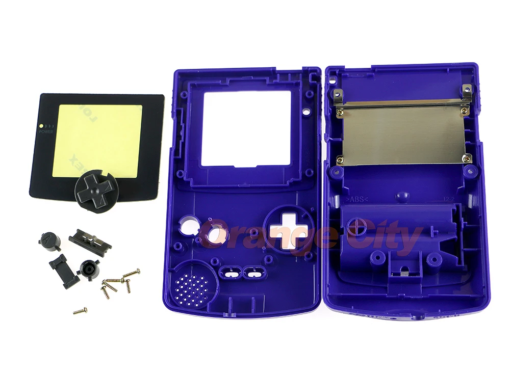 10 комплектов высококачественный цветной чехол с кнопками для GBC gameboy пластиковой