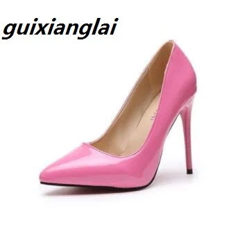 

Guixianglai 2018 model of nude high-heeled shoes with pointed stilettos and shallow mouth is sexy with women's single shoes