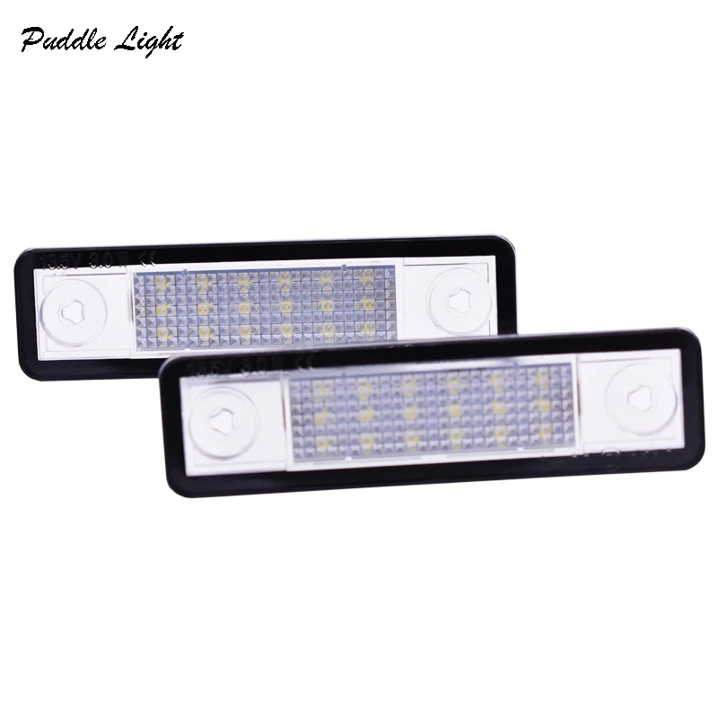

2x 18smd White NO Error Led number plate lamps For Opel Astra F/G Corsa B Omega A/B Vectra B Zafira A Car Lighting Replacement