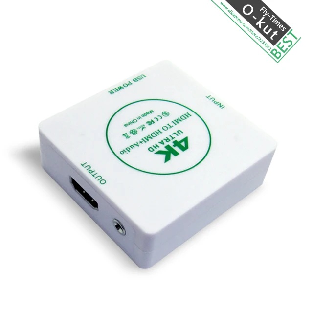 Okut 1080 P HD Mini HDMI к + аудио видео конвертер декодер адаптер удалить HDCP согласования