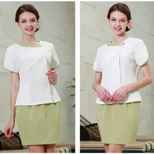 Новая мода Slim Fit салон красоты Рабочая одежда летняя женская Больничная униформа медсестры медицинский стоматологический комбинезон для персонала клиник одежда