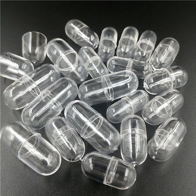Buy 500pcs Pill Box 25MM Small size Transparent
