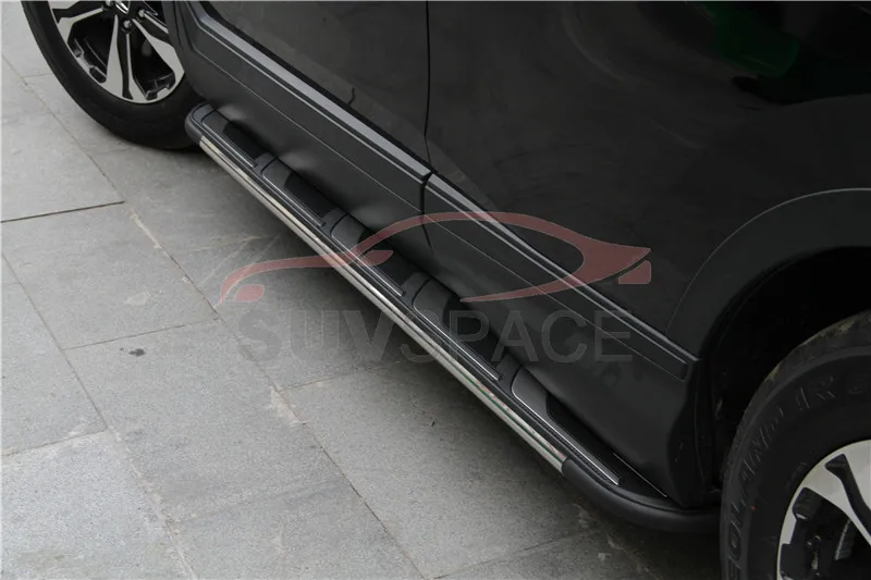 Подходит для HONDA CRV CR V 2017 2018 2019 2020 Беговая доска боковая ступенчатая Nerf Bar Высокое