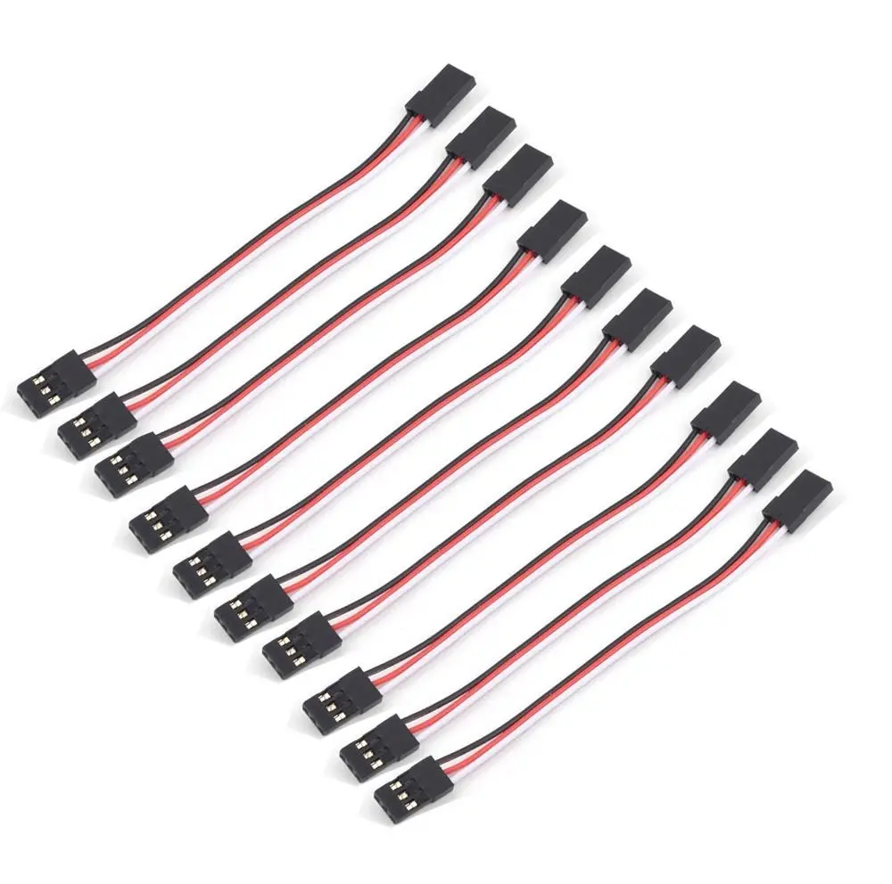 

20x 10cm Servo Extension Lead Wire Cable MALE TO FEMALE KK MK MWC fly control S