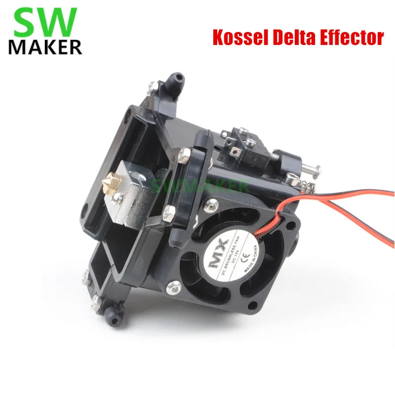 

SWMAKER Injection Reprap Kossel Delta Effector full kit/set 1.75/3mm M3/M4 V6 hotend Type Auto Leveler for Kossel 3D printer