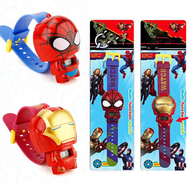

Avengers Iron Spiderman Children Watch Batman Kitty Electronic Cartoon Child Watches For Student Boys Girl Kids Wristwatch