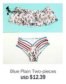 Blue Plain Two-pieces 12.39-R012