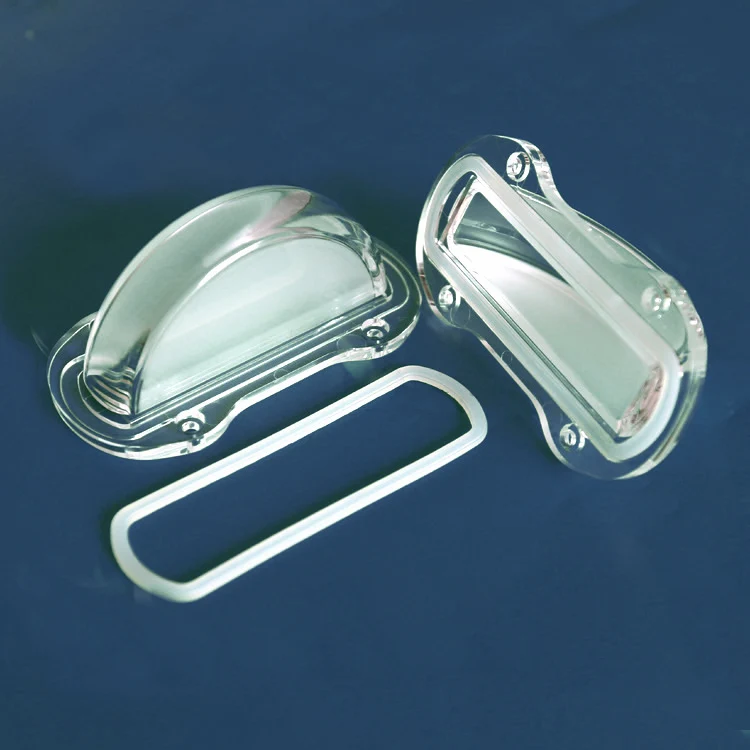 

Drop shipping 3535 XML 4*130 degree PMMA Transparent Window lamp Lens