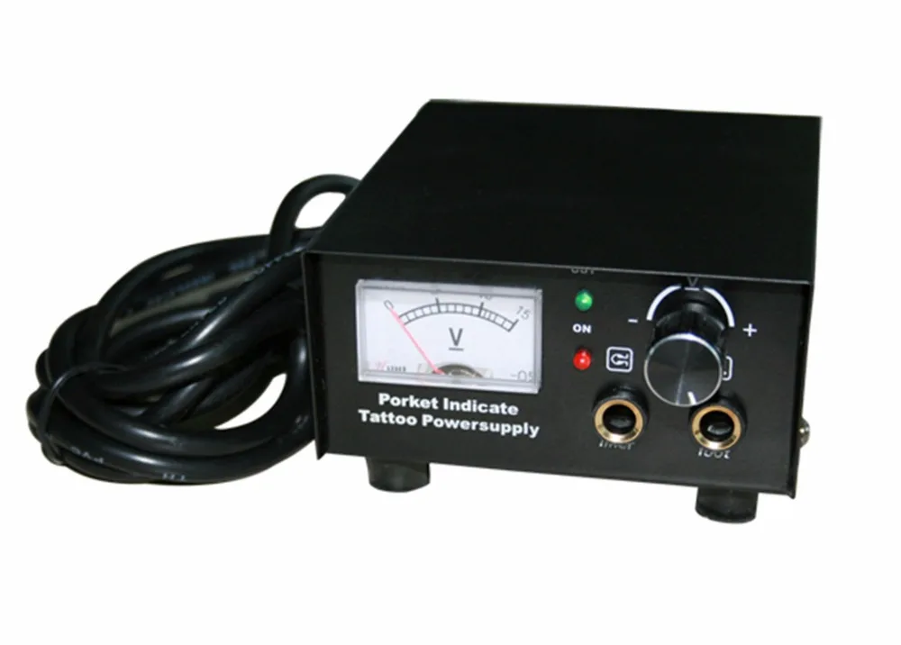 

Free Shipping Digital Tattoo Power Supply For Liner Shader Permanent Makeup Tattoo Machine Gun Kit Set Supply#PS024