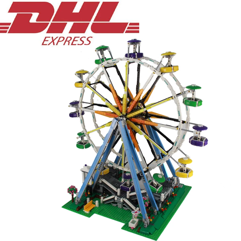 

LELE 30000 2518Pcs City Figures Expert Ferris Wheel Model Building Kit Blocks Bricks Toy For Children Gift Compatible With 10247