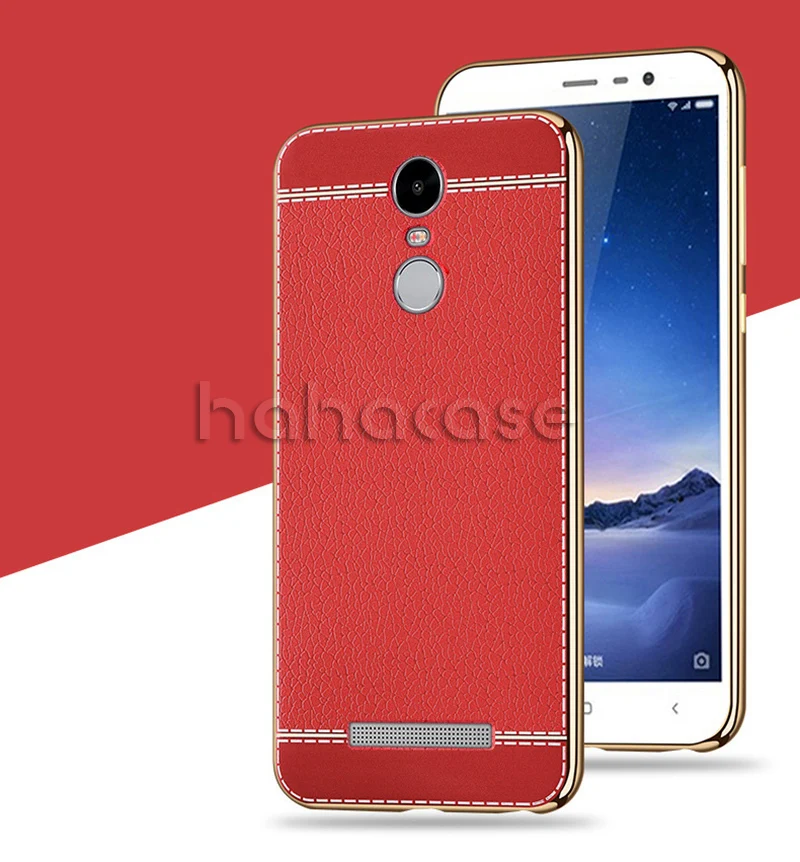 Discount 500pcs Lichee Pattern PU Leather Case For Xiaomi 6 5 5S Plus Note 2 3 Redmi 4A 4X Note 4 Phone Case Plating Ultra Slim TPU Cover 19