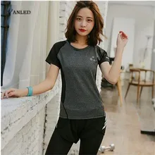 OLOME горячая Распродажа Футболка фитнес дышащая сетка женские с коротким рукавом Аэробика Толстовка пэчворк женские футболки Z0123